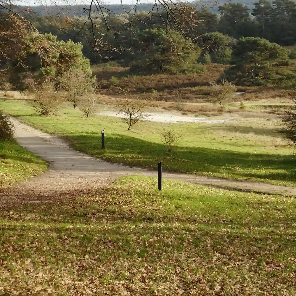 Een wandelpad door het landschap bij Brunssum, waar je de rijscholen in Brunssum kunt vergelijken